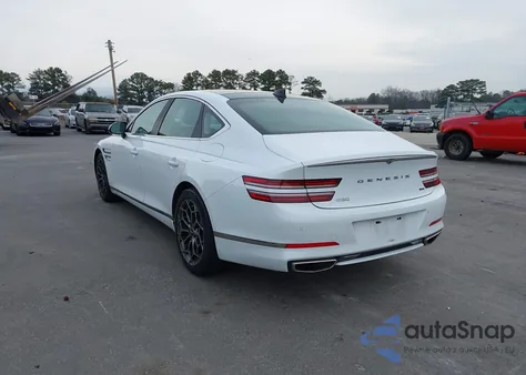 2021 Genesis G80 3.5T Rwd z USA, uszkodzony, nr VIN KMTGC4SD8MU064526